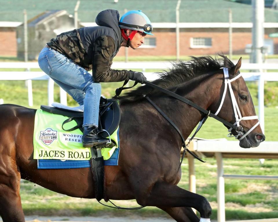 Jace’s Road, a son of Quality Road, is a 50-1 shot on the morning line for the Kentucky Derby.