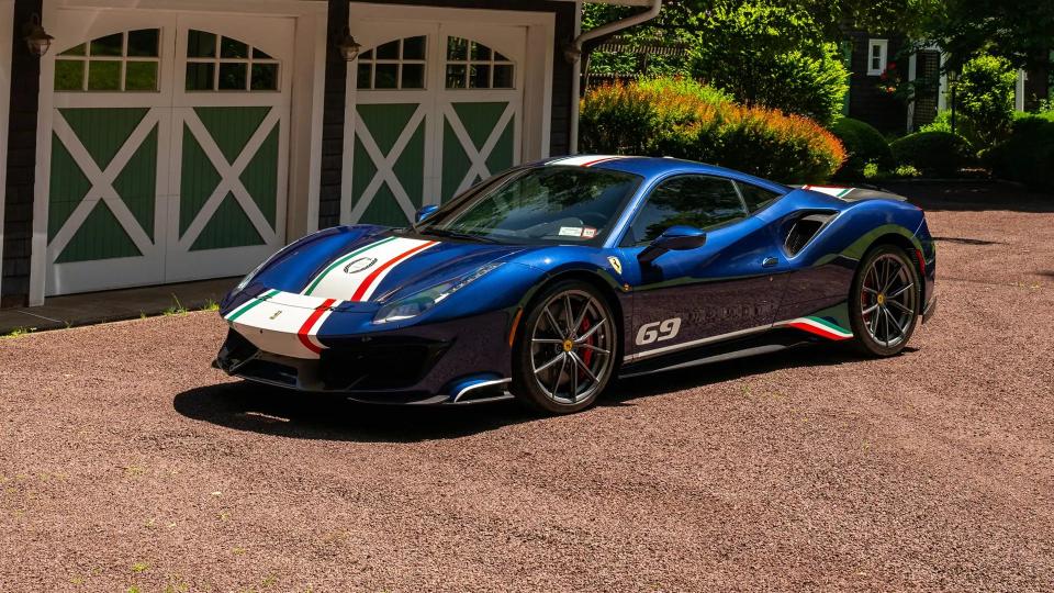 2020 Ferrari 488 Pista 'Piloti Ferrari' Up for Auction in Monterey