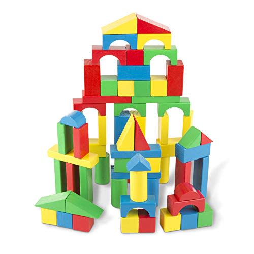 Melissa & Doug 100-Piece Wood Blocks Set (Amazon / Amazon)