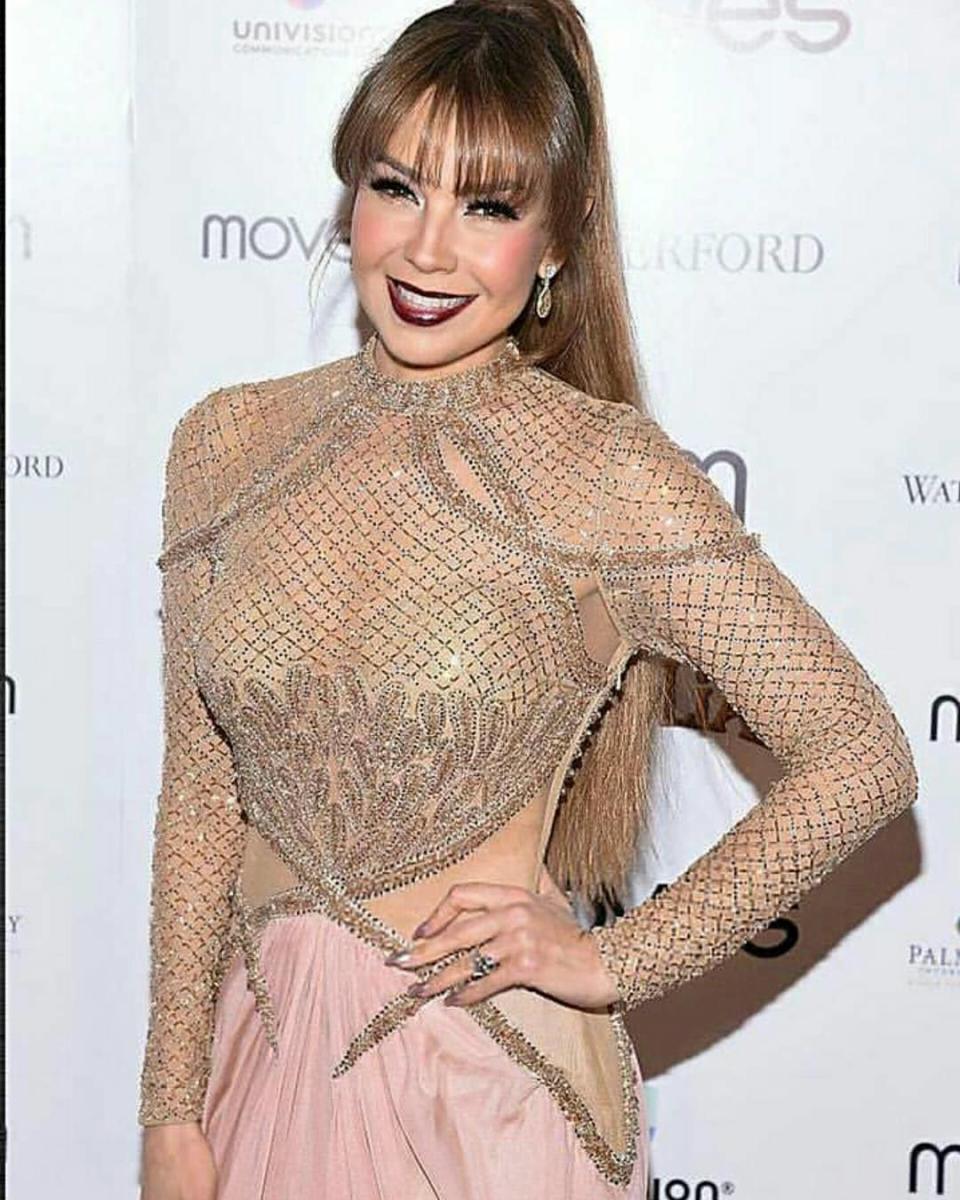 Thalía fue una de las invitadas de honor al evento New York Moves Award 2016.