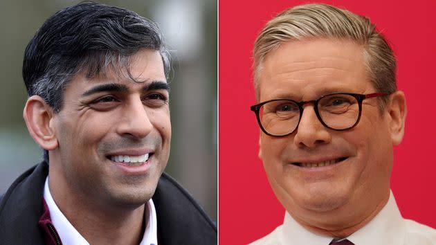 Rishi Sunak and Keir Starmer.