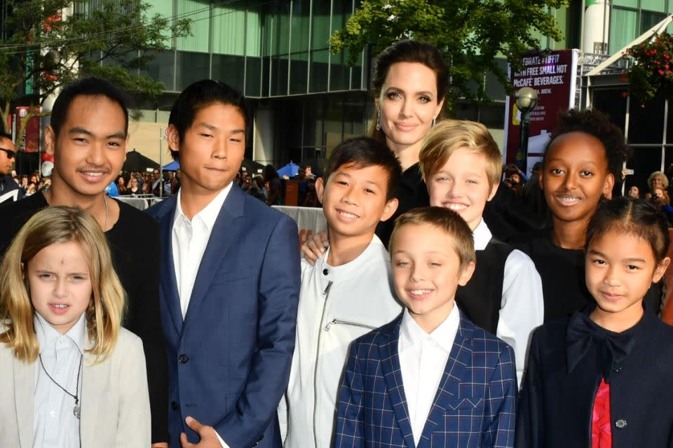 Angelina had reportedly stopped him seeing the kids as they battled their separation out. Source: Getty