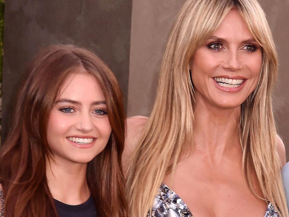 Leni (l.) und Heidi Klum haben ein vertrautes Mutter-Tochter-Verhältnis. (Bild: imago images/APress)