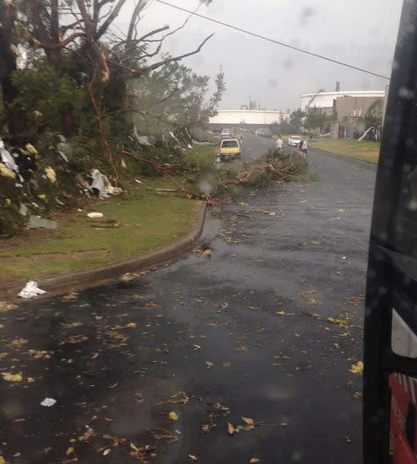 Trail of devastation after severe storm thrashes Sydney