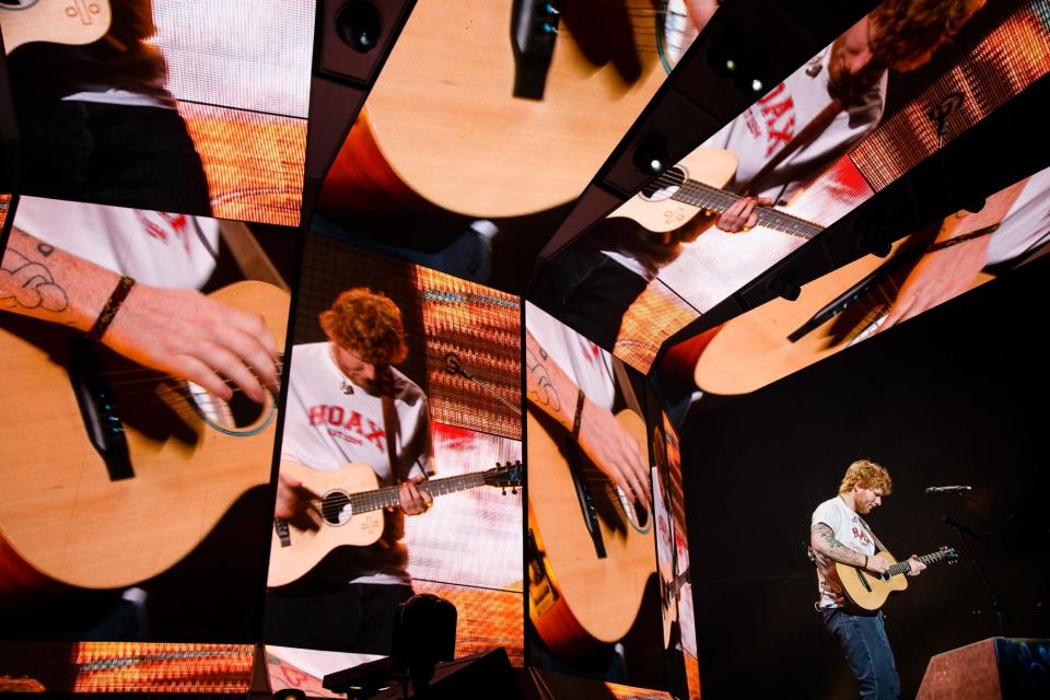 Ed Sheeran brought his "Divide" tour to Wells Fargo Arena in 2017 in Des Moines.