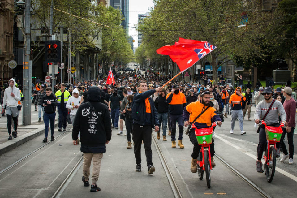 Protests in Melbourne 