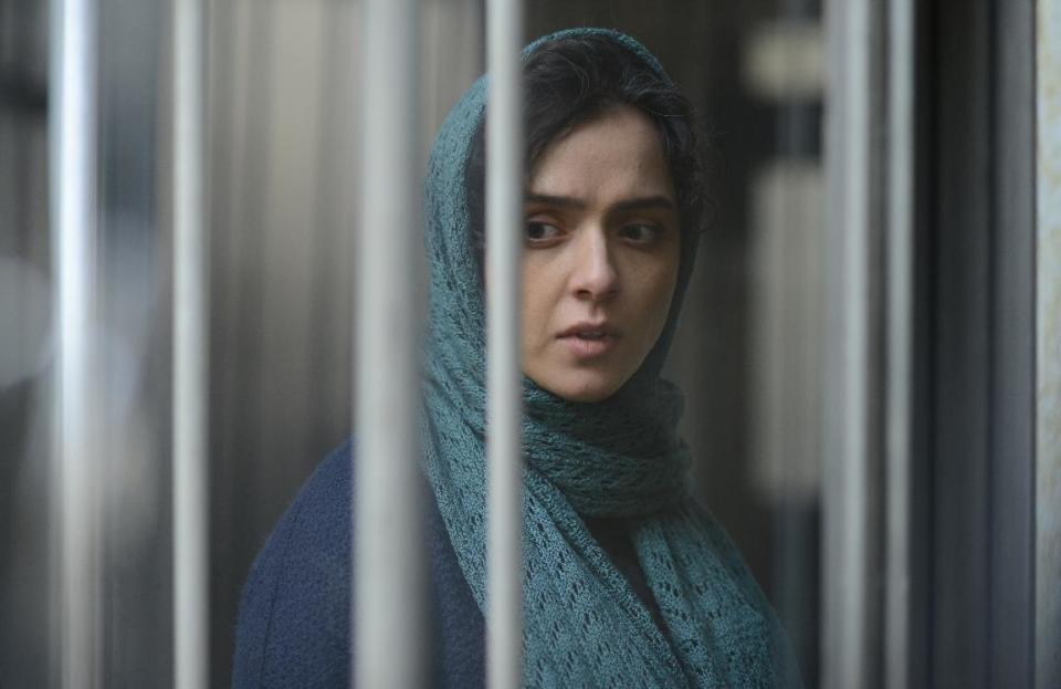 This image released by Cohen Media Group/Amazon Studios shows Taraneh Alidoosti in a scene from, "The Salesman." (Habib Majidi/Cohen Media Group/Amazon Studios via AP)