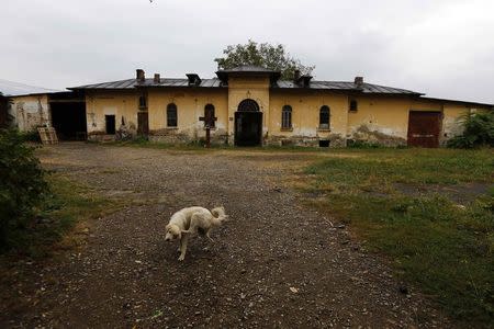 A general view shows the communist-era Ramnicu Sarat prison in eastern Romania September 23, 2014. REUTERS/Bogdan Cristel