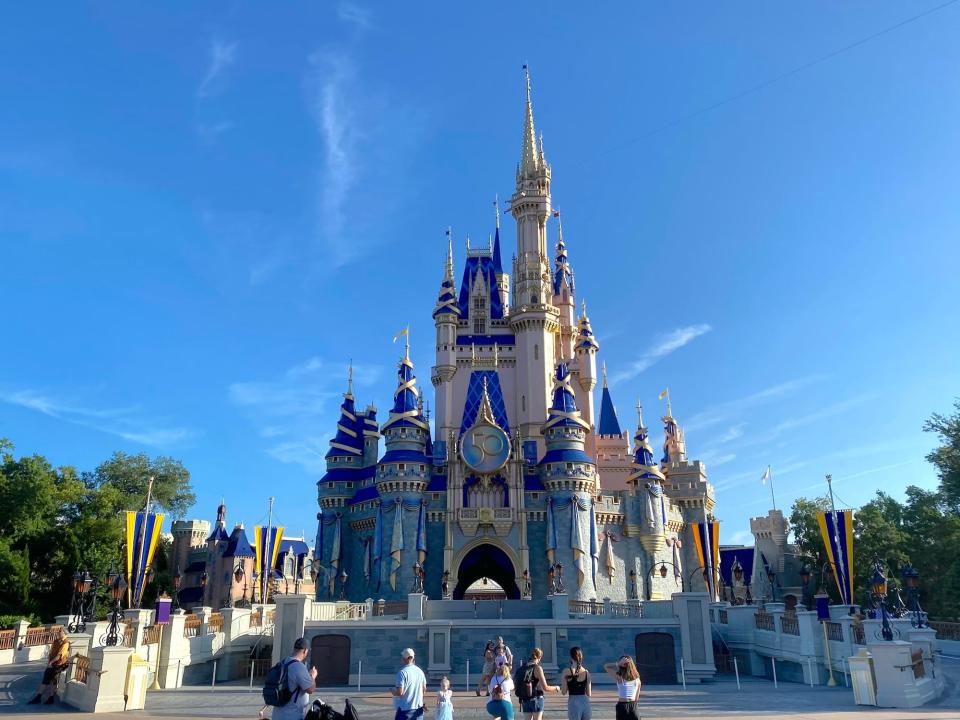 Cinderella Castle at Magic Kingdom in August 2021.