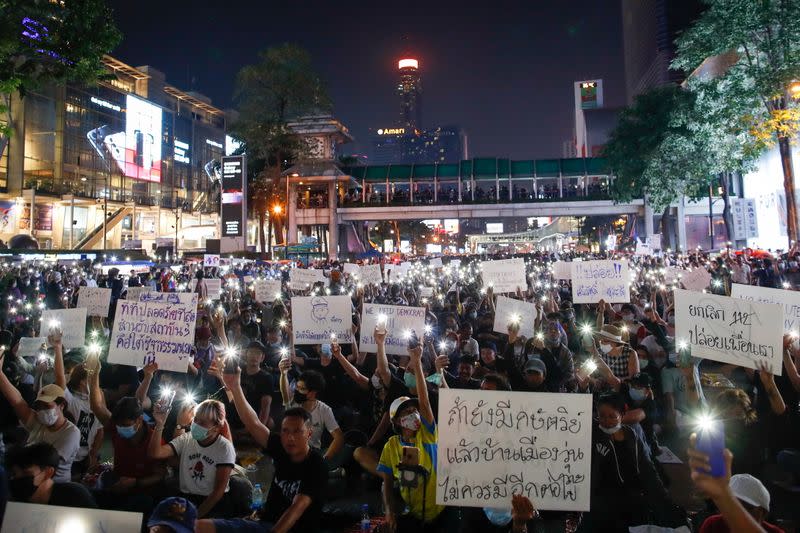 Pro-democracy protest in Bangkok