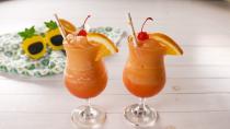 <p>This is a mashup of our two favorite tequila cocktails that cannot be missed!</p><p>Get the recipe from <a href="https://www.delish.com/cooking/recipe-ideas/a28554448/frozen-tequila-sunrise-margarita-recipe/" rel="nofollow noopener" target="_blank" data-ylk="slk:Delish;elm:context_link;itc:0;sec:content-canvas" class="link ">Delish</a>.</p>