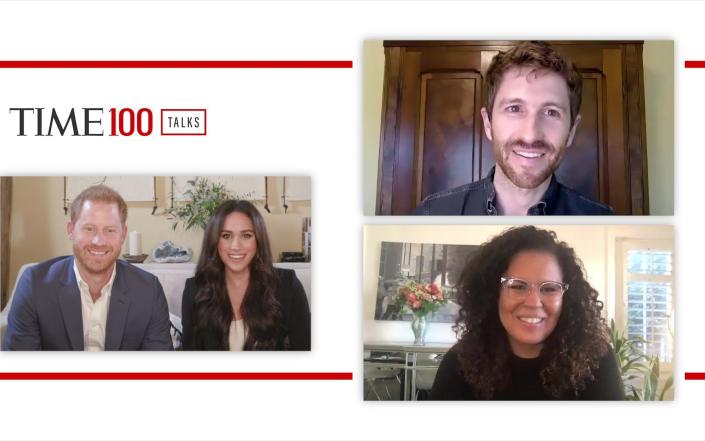 The Sussexes talk to Tristan Harris and Dr Safiya Umoja Noble - Time