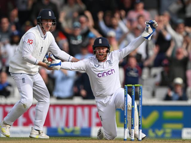 Ashes 2023 [WATCH]: Ben Stokes pulls off a marvellous catch to dismiss Pat  Cummins on Day 2 of the Oval Test