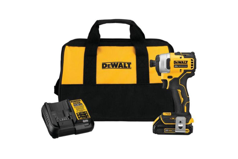 DeWalt Atomic cordless compact drill and tool bag (was $150, now 33% off)