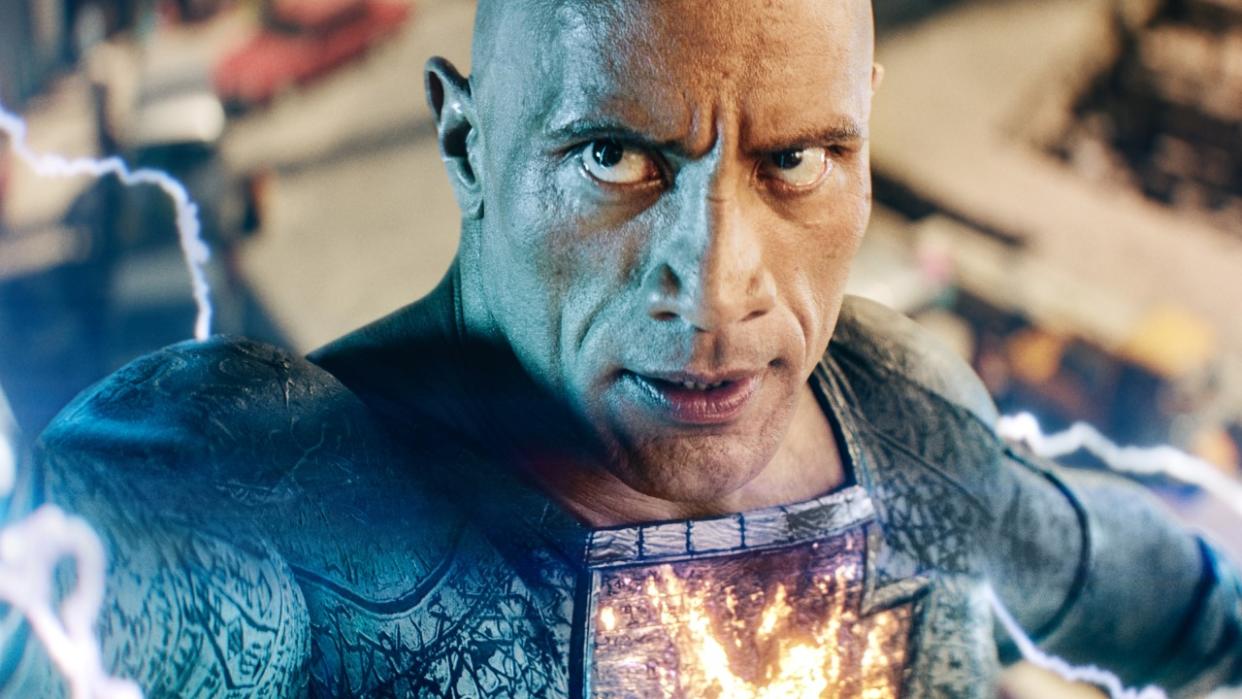  Dwayne Johnson as Black Adam. 