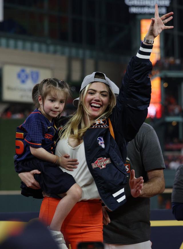 Justin Verlander & Kate Upton's daughter steals the show during Astros'  World Series celebration