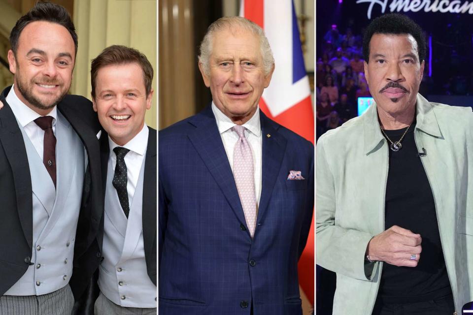 John Stillwell - WPA Pool/Getty Images; Chris Jackson/Getty Images; Eric McCandless/ABC via Getty Images Ant and Dec and Lionel Richie have been invited to attend King Charles