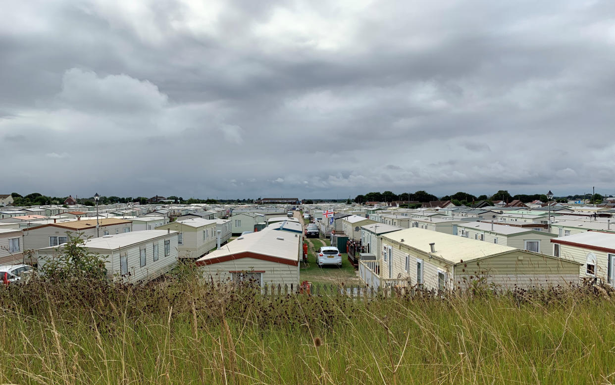 The Sealands Caravan Park in Ingoldmells, near Skegness where a two-year-old girl died following a fire at the caravan site on Monday. Lincolnshire Police said a woman and three of her children were able to make it out of the caravan safely, but her fourth child, the toddler, died. Picture date: Tuesday August 24, 2021.