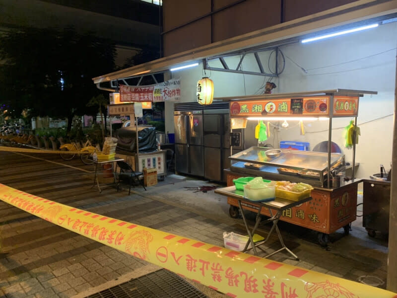 台中市潭子區潭子火車站附近，24日晚間滷味攤曾姓老闆遭槍擊，送醫後不治。（檔案照）