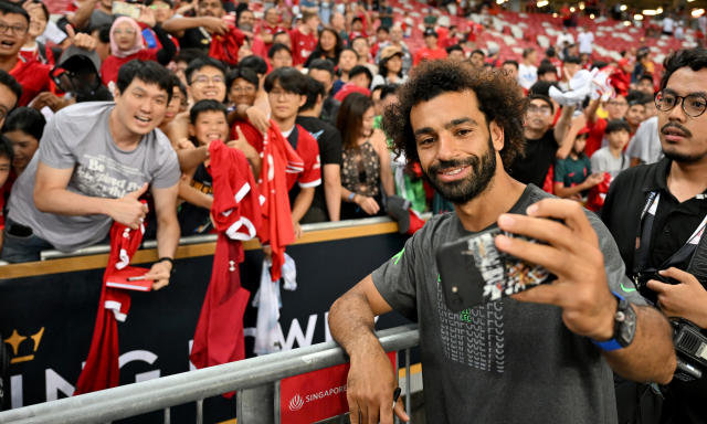 Mohamed Salah Shirt Liverpool Jersey Fan Support King of Egypt