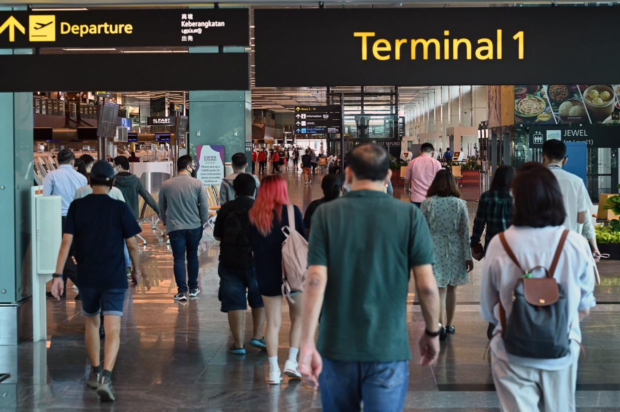 Changi International Airport.