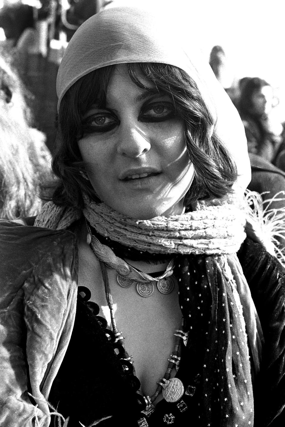 Mercy Fontenot of the GTO's at Altamont Speedway on Dec. 6, 1969 in Livermore, Calif. (Photo: Robert Altman/Michael Ochs Archives/Getty Images)