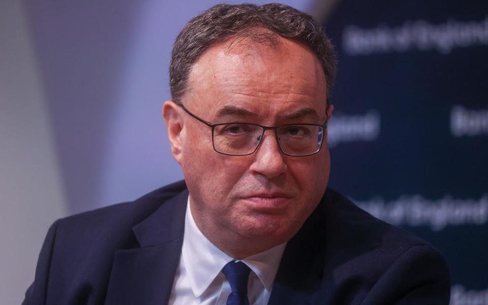 Bank of England Governor Andrew Bailey - Chris Ratcliffe/Bloomberg