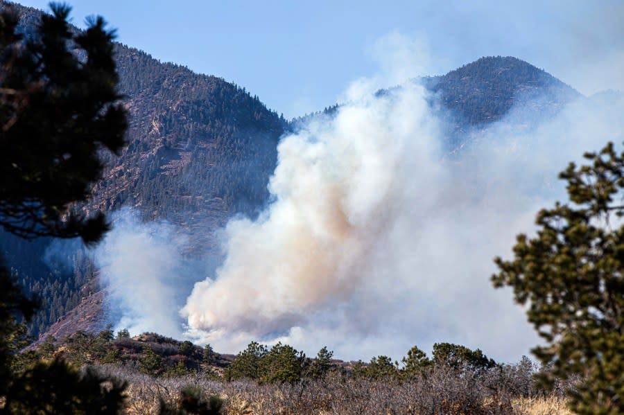 UPDATE: wildfire on USAFA spreads to 150 acres