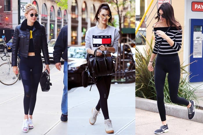 3 Easy Ways to Dress Up Leggings and Sneakers