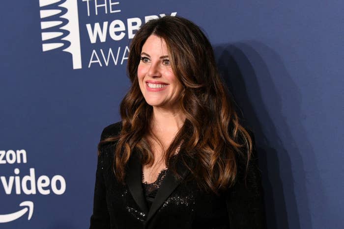 Monica Lewinsky arriving at the Webby Awards