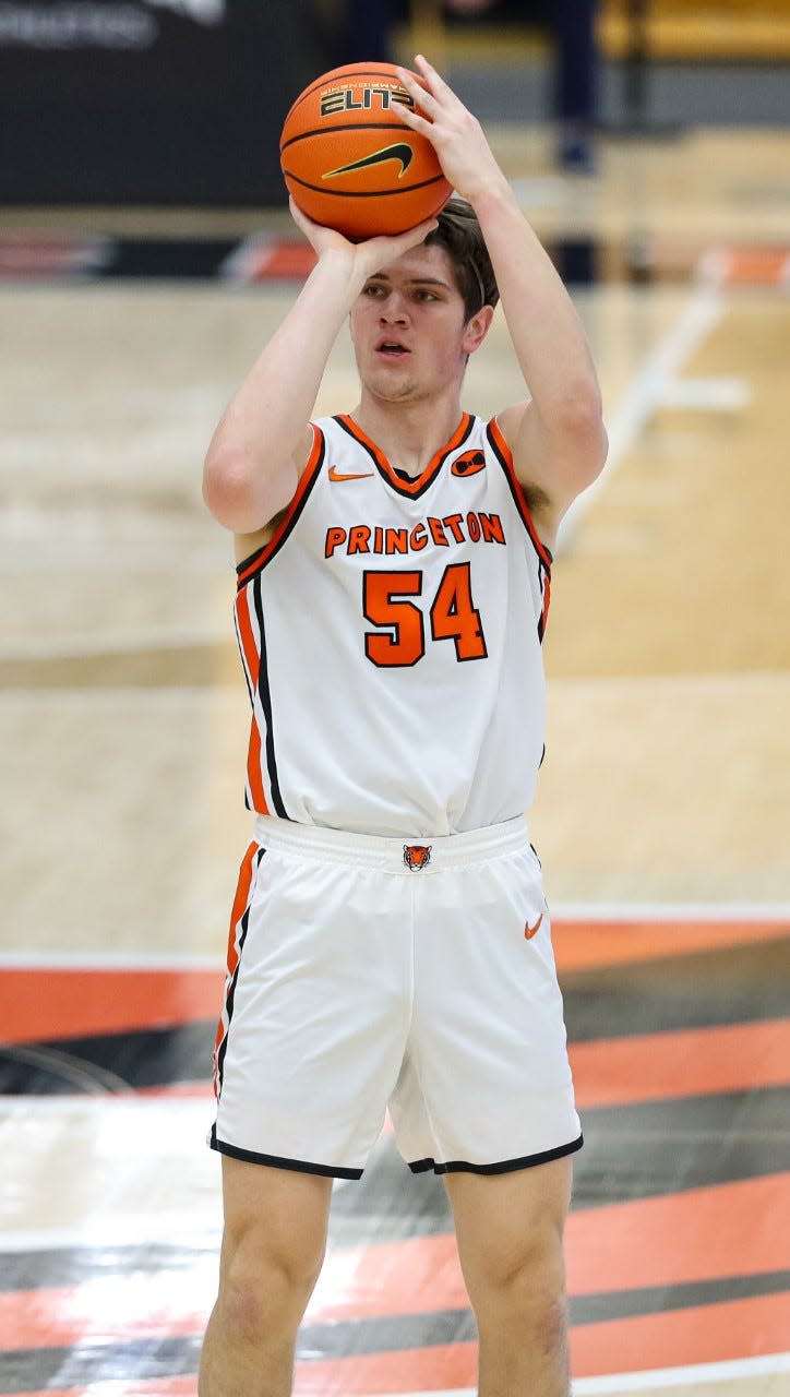 Princeton basketball player Zach Martini