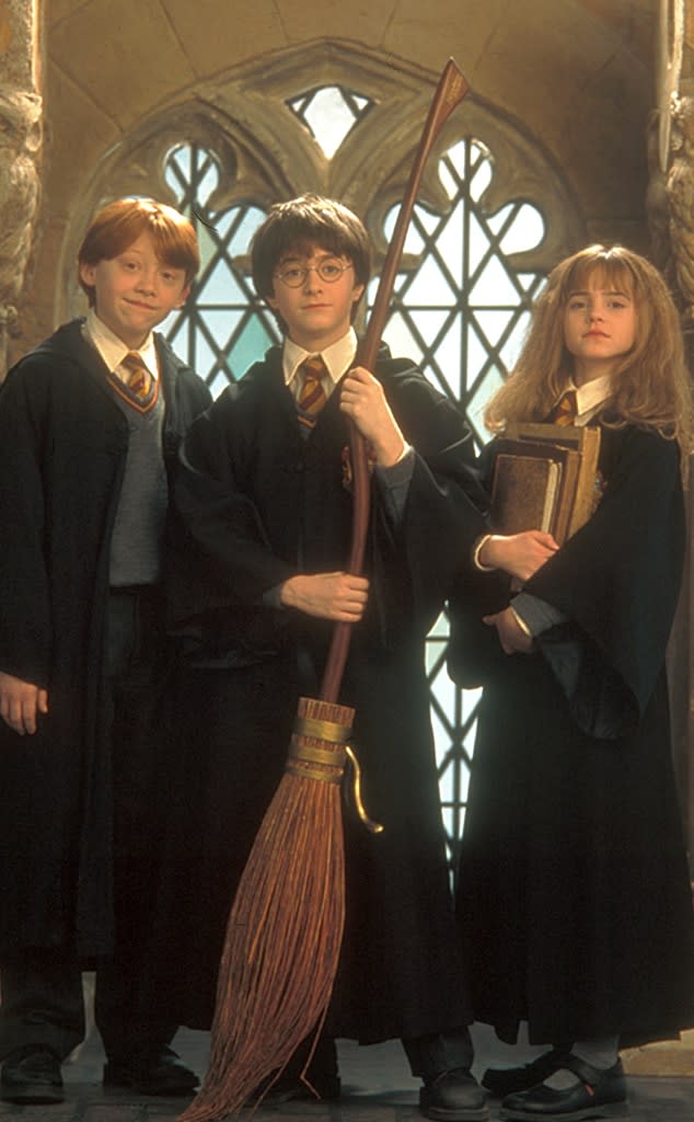 Hermione Granger feature, Daniel Radcliffe, Rupert Grint, Emma Watson, Harry Potter And The Sorcerers Stone