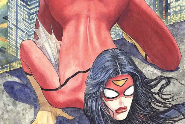 Spider-Woman' Butts Into Gender Debate With 'Porn Pose' Cover (Image)