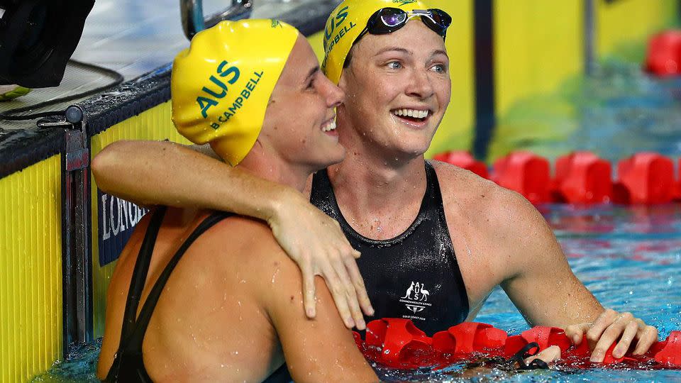 The Campbell sisters went 1-2. Pic: Getty