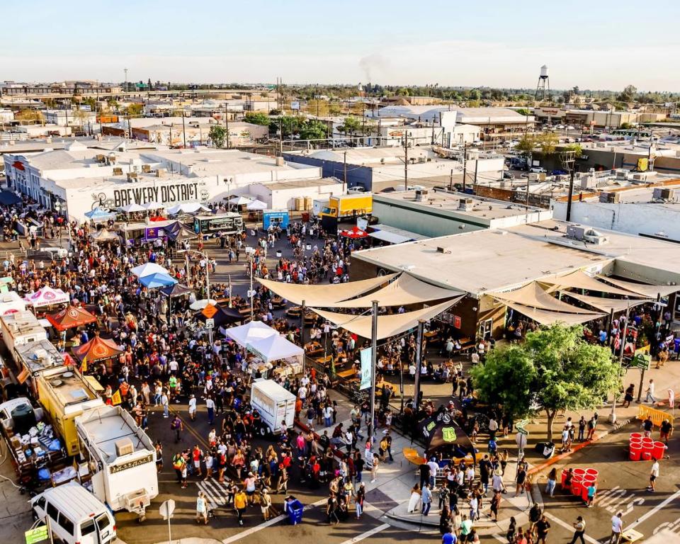 An estimated 21,000 people attended the 2022 FresYes Fest in downtown Fresno, the largest turnout in the event’s history.