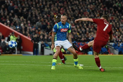 "Liverpool made us suffer," said Napoli captain Marek Hamsik