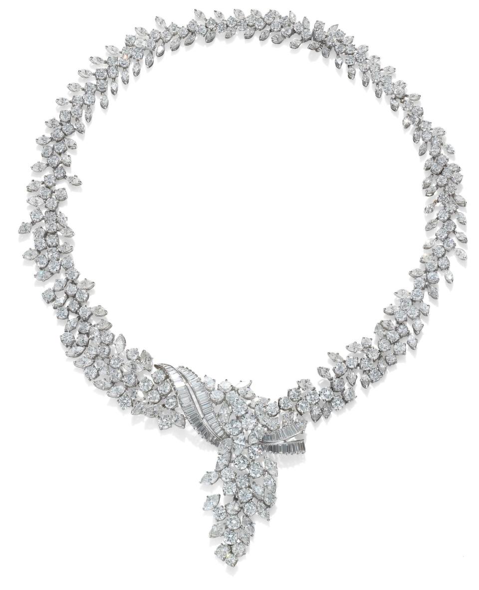Joan Collins' diamond necklace