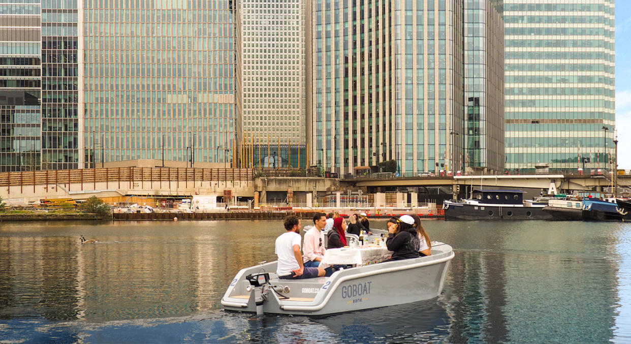 Charter your own boat, pack your picnic and explore some of London's scenic areas on the water.  (GoBoat)