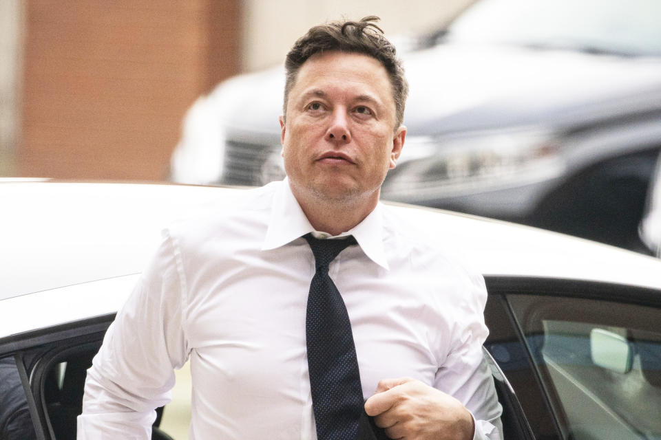 Tesla CEO Elon Musk Testifies In SolarCity Trial (Al Drago / Bloomberg via Getty Images file)