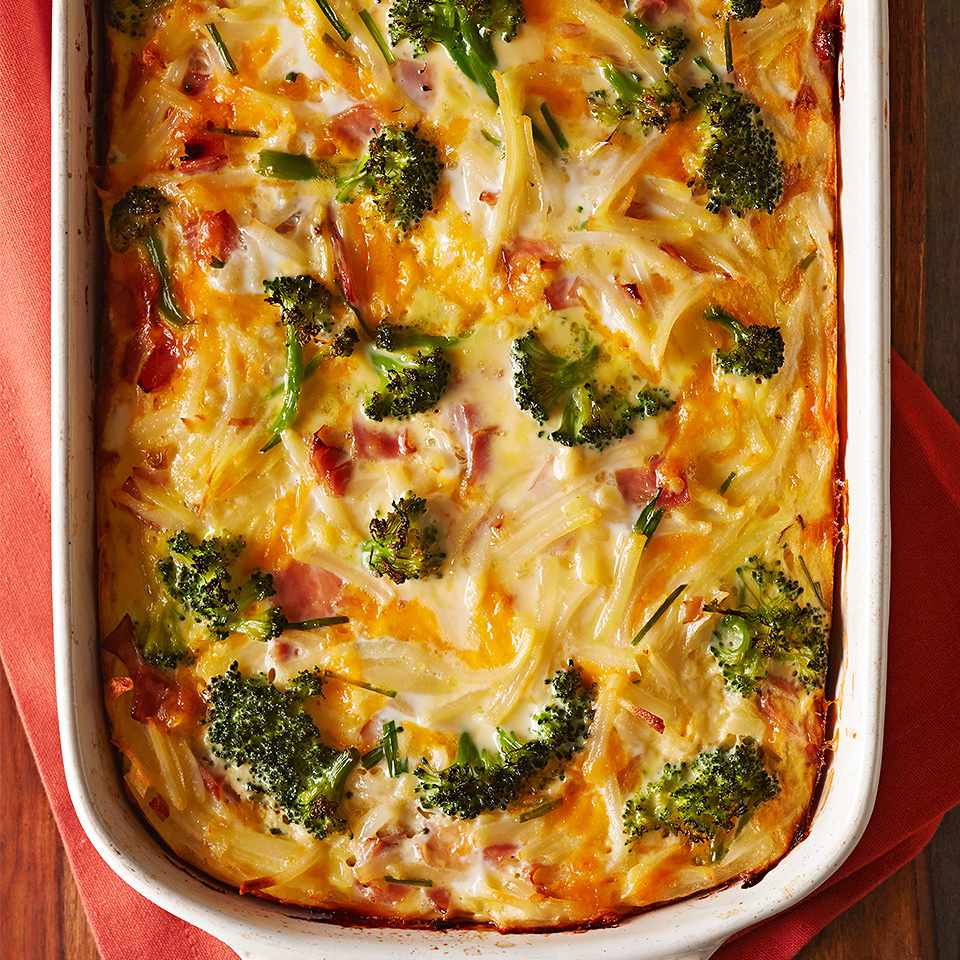 Ham and Broccoli Breakfast Casserole