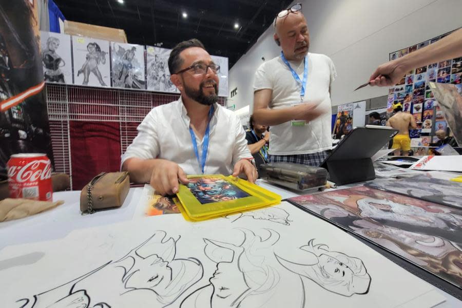 Artista originario de Monterrey engalana la Comic-Con de San Diego con sus trabajos para Marvel y DC Comics