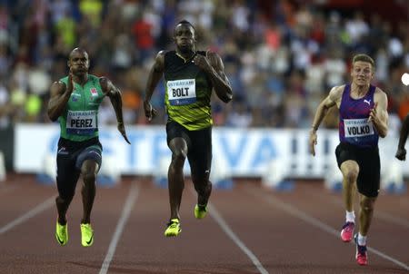 Athletics - Golden Spike Meeting - Ostrava, Czech Republic - June 28, 2017- Jamaica's Usain Bolt in action REUTERS/David W Cerny