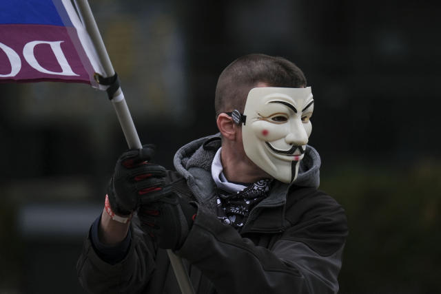 Anonymous: How the Guy Fawkes mask became an icon of the protest