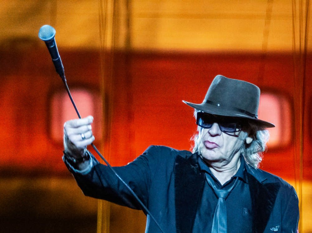 Udo Lindenberg während eines Konzerts. (Bild: imago/Future Image)