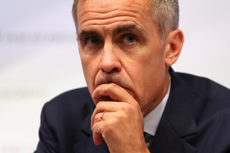 Mark Carney, Bank of England governor. Photograph: Daniel Leal-Olivas/Reuters