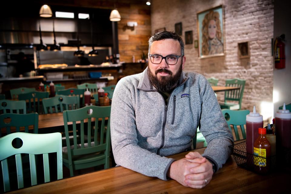 Chef Jeffrey Dealejandro is photographed inside his restaurant OliBea located at 211 S. Central St. in downtown Knoxville on Thursday, Jan. 12, 2023.