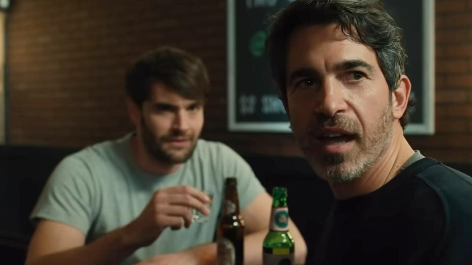 Chris Messina and Tom Bateman in Based On a True Story