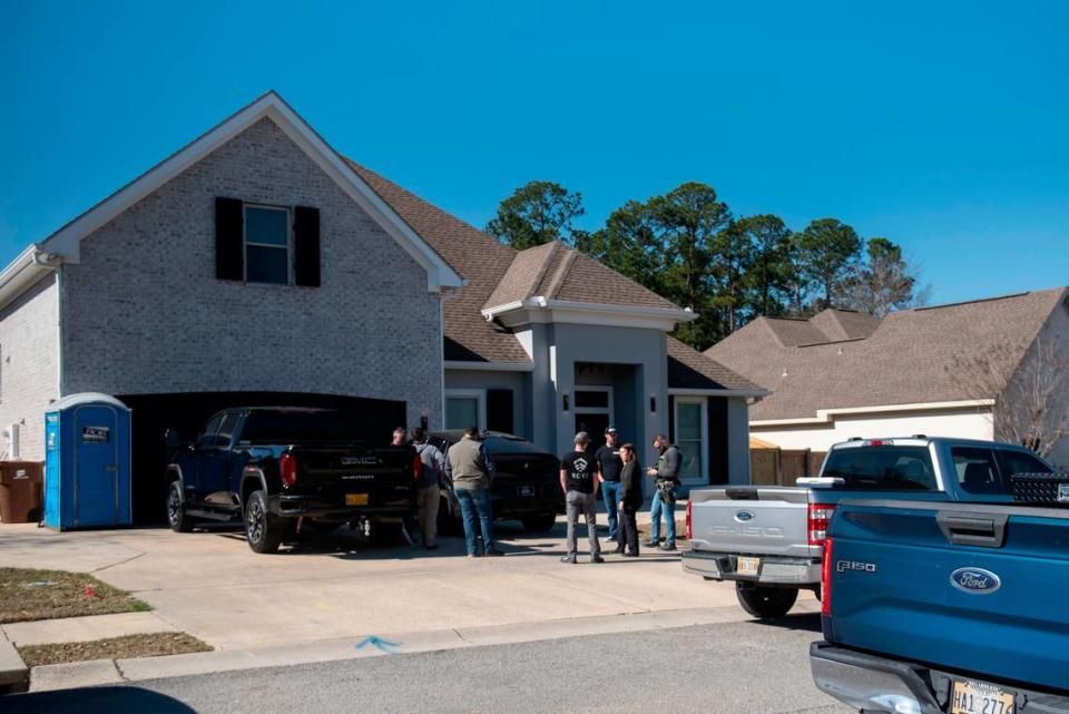 Drug Enforcement Administration agents and other law enforcement officers conducted raids on the home of Biloxi Councilman Robert Deming III on Thursday, Jan. 26, 2023. Agents would not say specifically what they were looking for or what they found, but agents also conducted raids on several locations of The Candy Shop & Kratom, a kratom store chain owned by Deming.