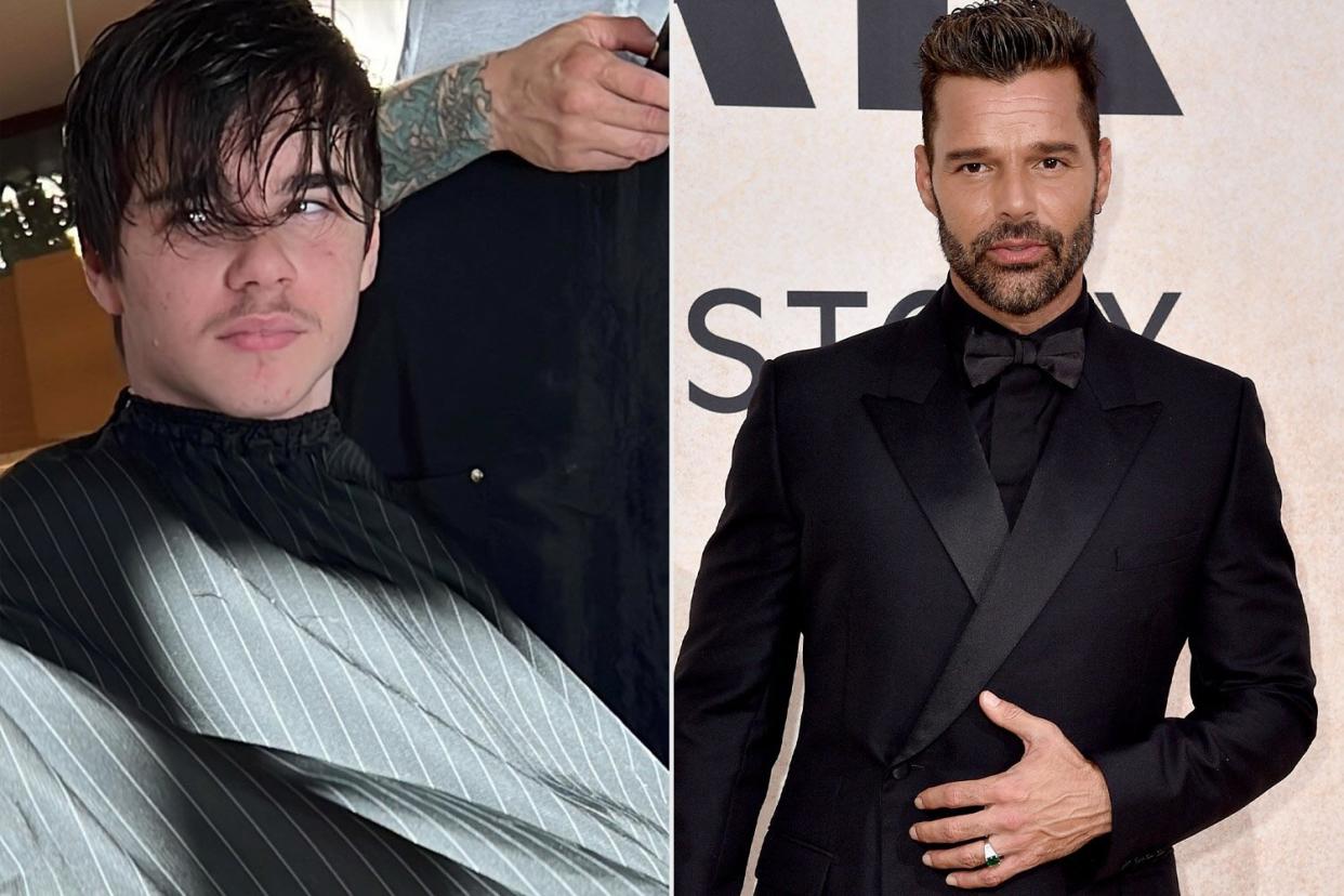 https://www.instagram.com/p/CoutwdwJmNt/, Ricky Martin/Instagram; CAP D'ANTIBES, FRANCE - MAY 26: Ricky Martin attends the amfAR Gala Cannes 2022 at Hotel du Cap-Eden-Roc on May 26, 2022 in Cap d'Antibes, France. (Photo by Lionel Hahn/Getty Images)