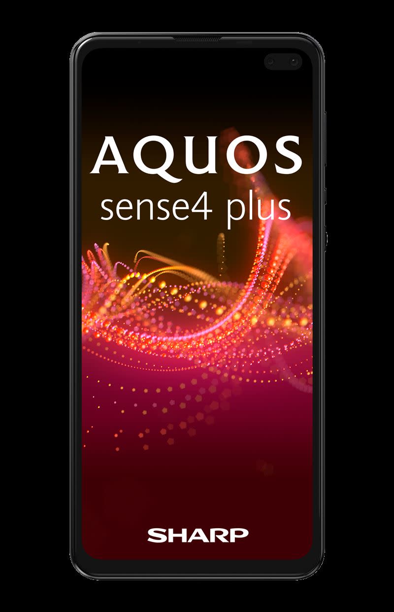 AQUOS sense4 plus有深霧黑、雲霧白兩色可選（圖／台灣夏普提供）